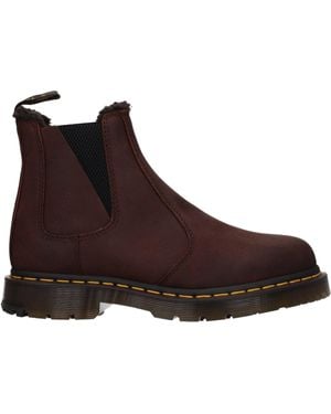 Dr. Martens Brown Leather Ankle