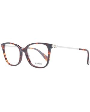 Max Mara Brown Plastic Glasses (frames) - Metallic