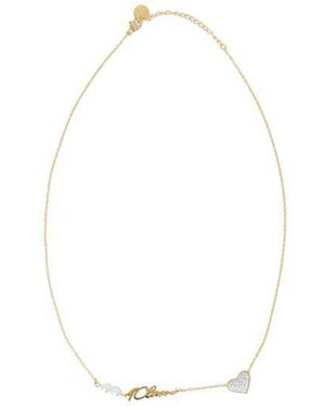 Alviero Martini 1A Classe Gold Steel Necklace - White