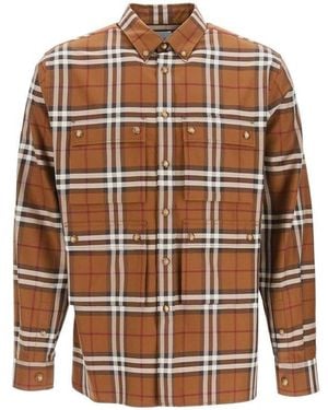 Burberry Casual Shirt - Brown