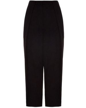Balmain Cropped Trousers - Black