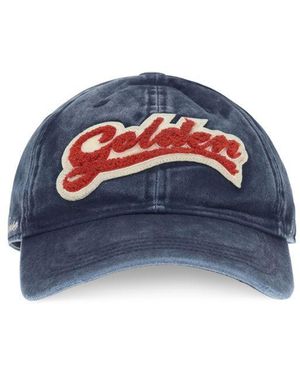 Golden Goose Blue Cotton Cap (baseball Hat)