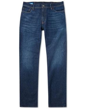 Acne Studios Blå Konst Cotton Denim Jeans - Blue