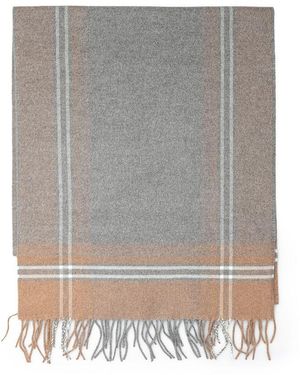 TESSITURA DI NOVARA Silk Scarf - Grey