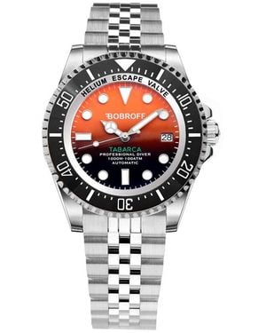 Bobroff Silver Stainless Steel Watch - Metallic