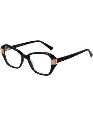 MARCIANO BY GUESS Brown Acetate Glasses (frames) - Black