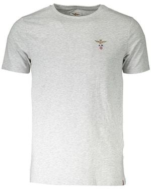 Aeronautica Militare Cotton T-Shirt - Grey