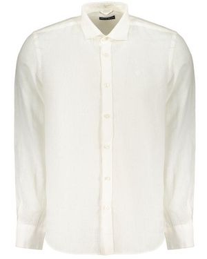 North Sails White Linen Men's Shirt