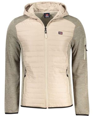 Norway 1963 Beige Polyester Men's Jacket - Natural