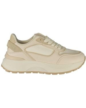 Laura Biagiotti Bianco Polyurethane S Sneaker - Natural