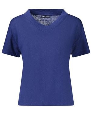 North Sails Blue Viscose Woman T