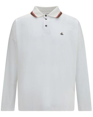 Vivienne Westwood White Cotton Polo Shirt