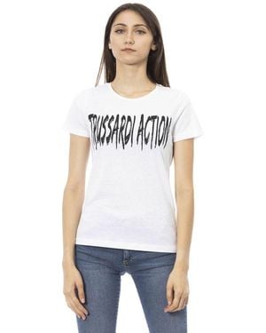 TRUSSARDI ACTION White Cotton T