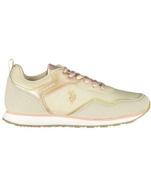 U.S. POLO ASSN. U. S. Polo Assn. Polyester Trainer - Natural