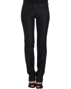 Ermanno Scervino Slim Jeans Denim Trousers Skinny Leg Stretch - Black
