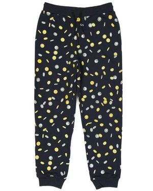 Moschino Cotton Printed Joggers - Black