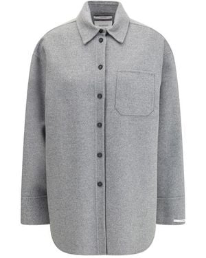 Max Mara Grey Wool Shirt