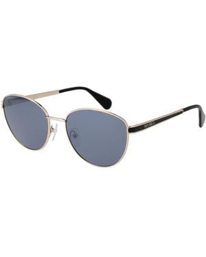 MAX&Co. Silver Metal Sunglasses - Blue