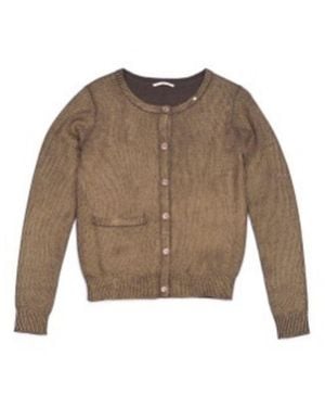 Gas Brown Wool Cardigan