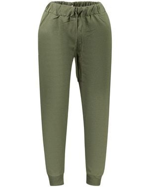 Superga Verde Cotton Men's Track Pant - Green