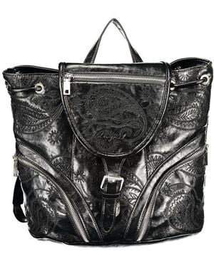 Desigual Black Polyurethane 's Backpack