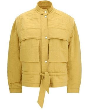 Isabel Marant Modal Full-Length Jacket - Yellow