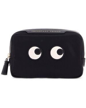 Anya Hindmarch "Nylon Pouch For Essential Items - Blue