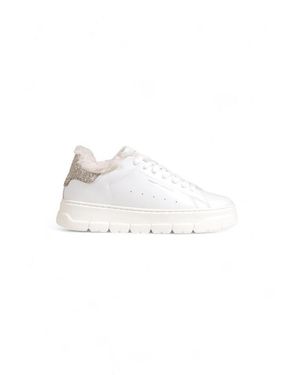 Crime London Leather Trainer - White