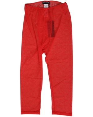 Dolce & Gabbana Slim-Fit Trousers - Red