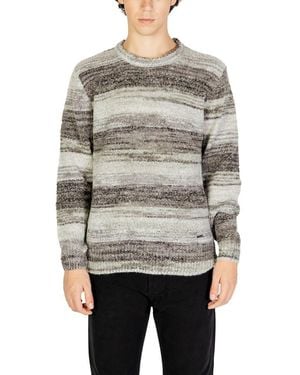 Gianni Lupo Grey Polyacrylic Sweatshirt