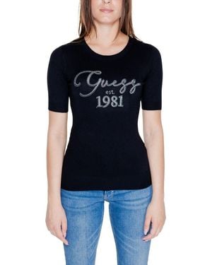 Guess Black Viscose Tops & T