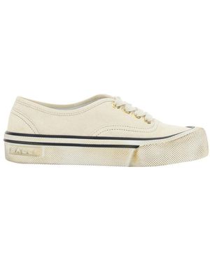 Bally Lyder Leather Trainers - White
