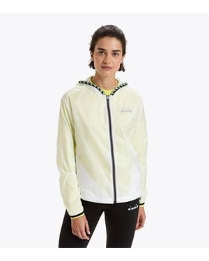 Diadora White Polyamide Shell Jacket - Natural