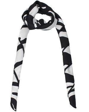 Dolce & Gabbana Black Silk Foulards