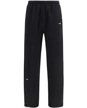 Represent Black Cotton Athletic Pants