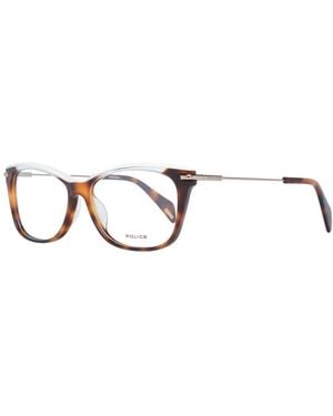 Police Metal & Plastic Glasses (Frames) - Metallic
