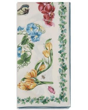 Ferragamo Multicolour Silk Scarf - Green