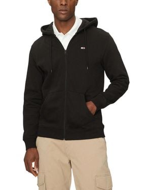 Tommy Hilfiger Black Cotton Hoodie