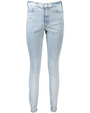 Tommy Hilfiger Light Blue Cotton Jeans & Pant