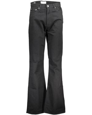 Calvin Klein Sleek Organic Bootcut Denim - Grey