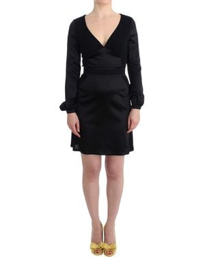 Gianfranco Ferré Black Longsleeved Wiggle Pencil Dress