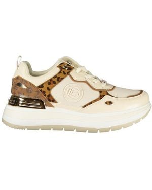 Laura Biagiotti Beige Polyester Trainer - Metallic