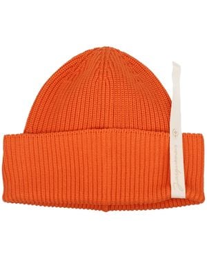 Jacquemus Orange Cotton Beanie