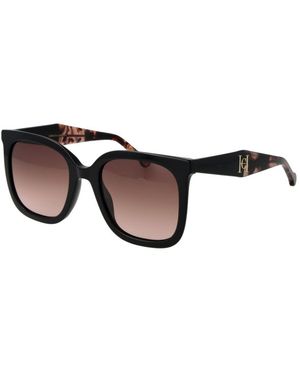 Carolina Herrera Black Acetate Sunglasses