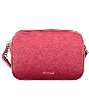 Coccinelle Red Leather Handbag