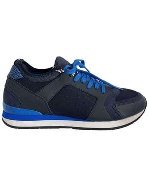 Borbonese Blue Rubber Men Sneaker