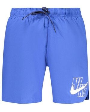 Nike Blue Polyester Men's Swimwear