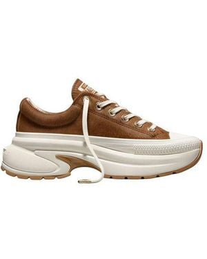 Converse Leather Platform Sneakers - Natural