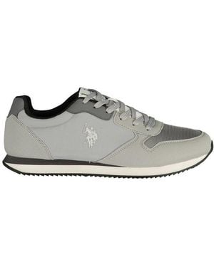 U.S. POLO ASSN. Dark Grey Polyurethane Men's Trainer