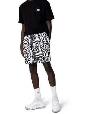 Dickies Black And White Recycled Polyester Bermuda Shorts
